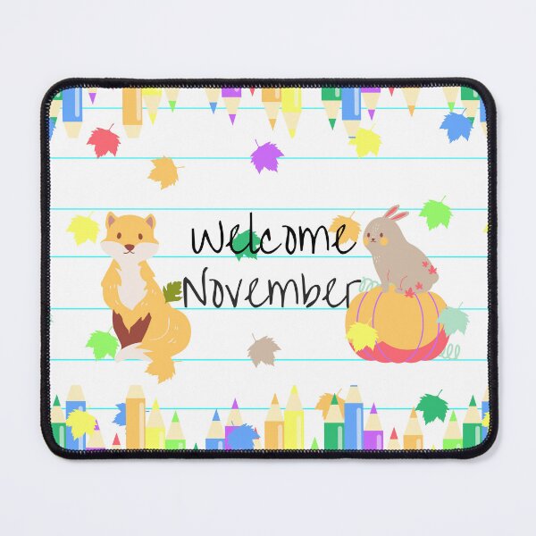 Item preview, Welcome November (Color Pencils) designed and sold by SimplyMe-Plus.
