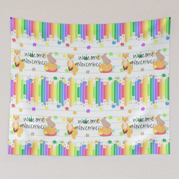 Item preview, Welcome November (Color Pencils) designed and sold by SimplyMe-Plus.