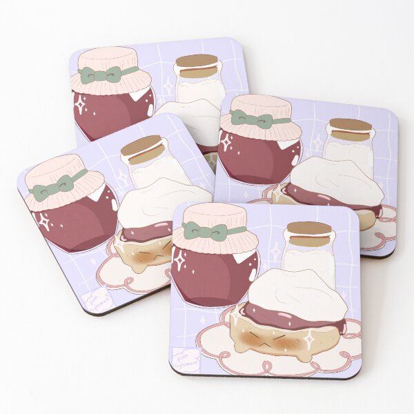 Item preview, Jam and Clotted Cream Scone designed and sold by Pink-Nightmare.