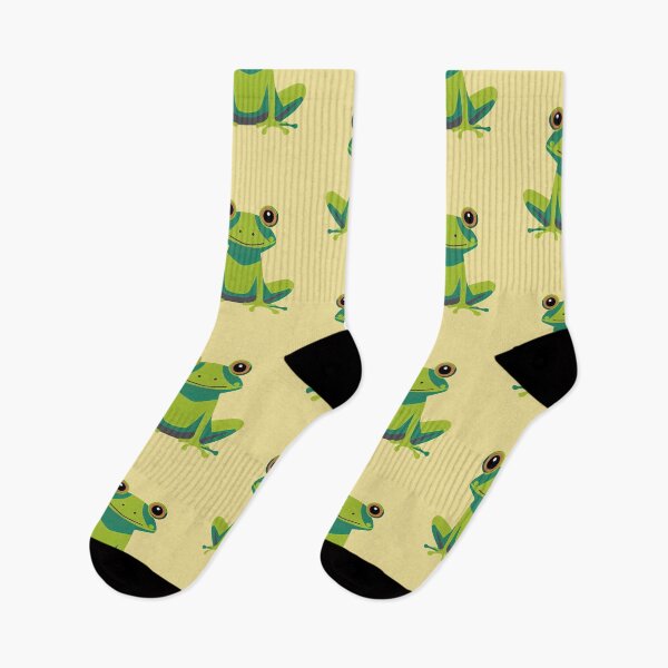 Item preview, Cute green frog print designed and sold by ThePurpleMelon.