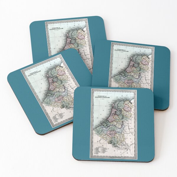 Item preview, 1835 Map of the Kingdoms of Holland and Belgium designed and sold by historicimage.