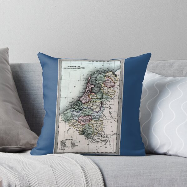 Item preview, 1835 Map of the Kingdoms of Holland and Belgium designed and sold by historicimage.