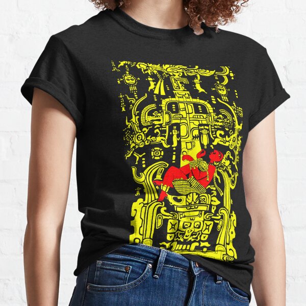 Ancient Astronaut - yellow & red version Classic T-Shirt