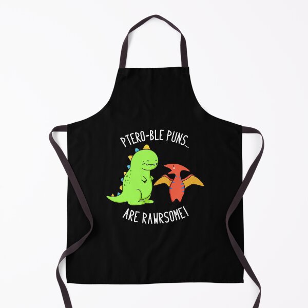 Item preview, Ptero-ble Puns Are Rawrsome Funny Dinosaur Puns (Dark BG) designed and sold by punnybone.