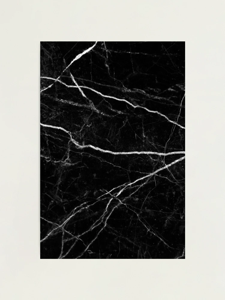 Black Marble Stone Texture Pattern