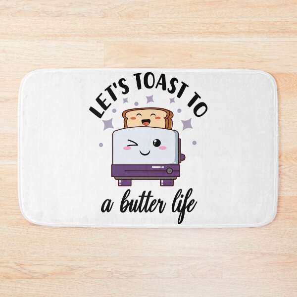 Item preview, Let's Toast to a Butter Life Cute and Funny Inspirational Toaster designed and sold by PearlMoonGrapes.