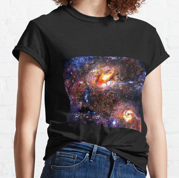 Galxies Colliding Classic T-Shirt