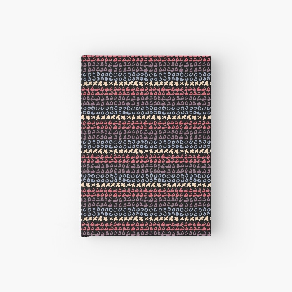 Geometric pattern abstract 1 Hardcover Journal