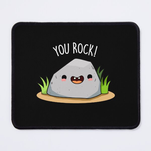 Item preview, You Rock Funny Geology Puns (Dark BG) designed and sold by punnybone.