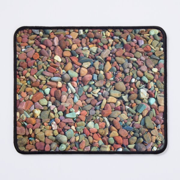 Item preview, Small clean colorful stones in  the lake of Glacier National Park. Nature photography. designed and sold by naturematters.