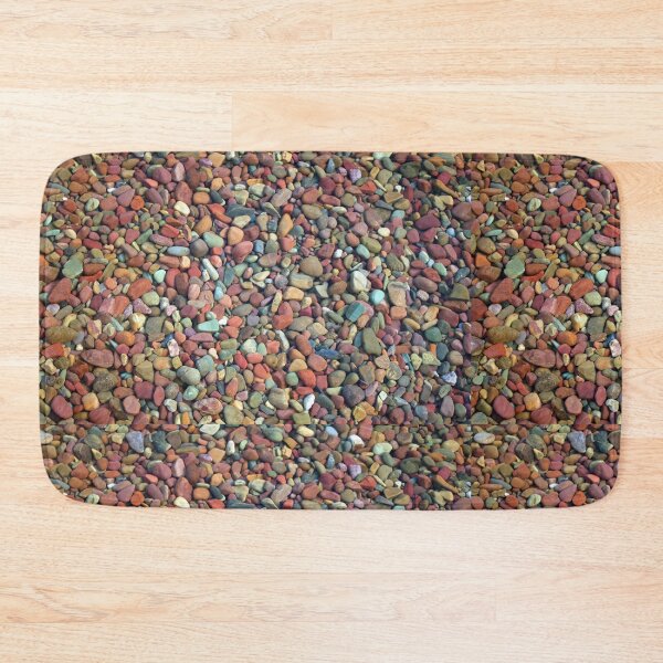 Item preview, Small clean colorful stones in  the lake of Glacier National Park. Nature photography. designed and sold by naturematters.