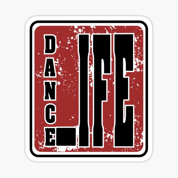 Item preview, Dance life motivational quote. designed and sold by IloveMonsters.