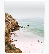 Rosa Spuren #redbubble #decor #buyart Poster