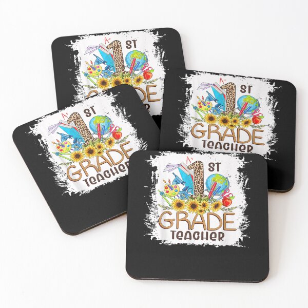 Item preview, 1st Grade Back To School Leopard Print Sunflower Teacher Kid  designed and sold by sheilase.