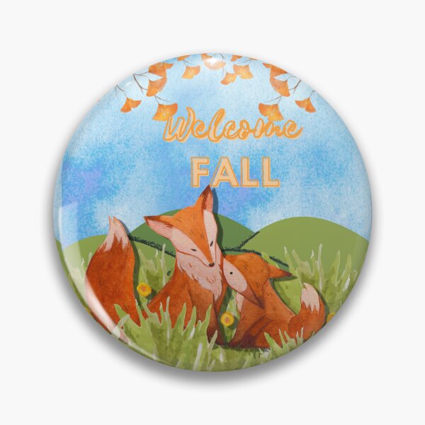 Item preview, Welcome Fall (Fox Family) designed and sold by SimplyMe-Plus.
