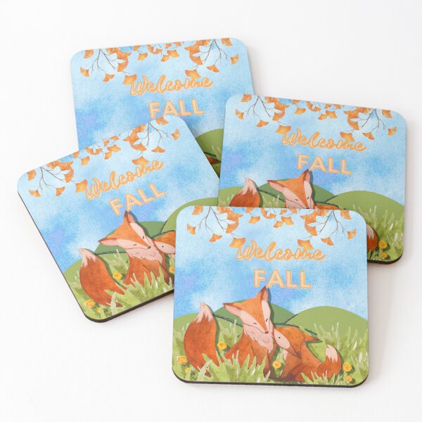 Item preview, Welcome Fall (Fox Family) designed and sold by SimplyMe-Plus.