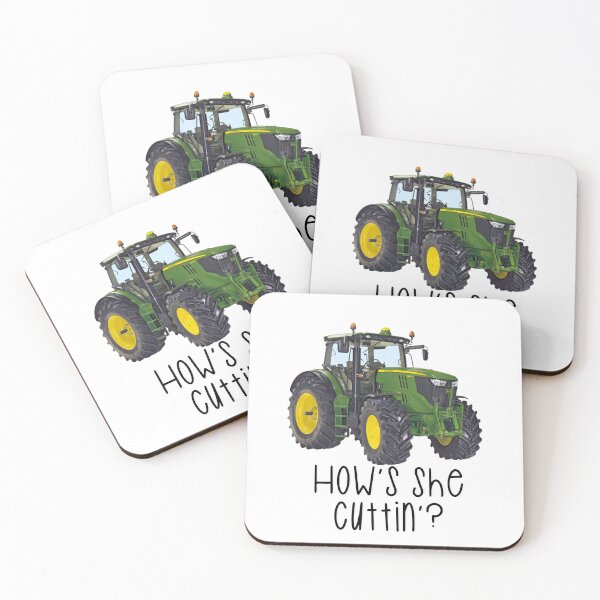 Item preview, How’s she cuttin’? The farmers greeting - John Deere designed and sold by Haiii-Designs.
