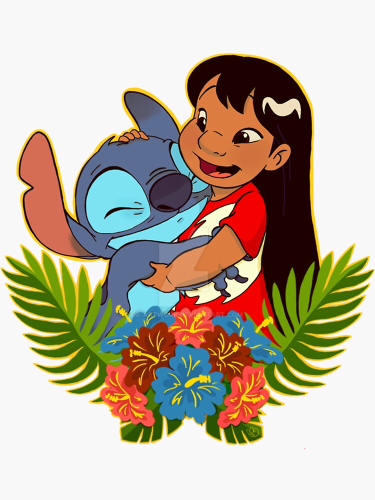 lilo and stitch Sticker for Sale by Design-Busuk