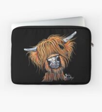 Schottische Hochlandkuh "JIMMY" von Shirley MacArthur Laptoptasche