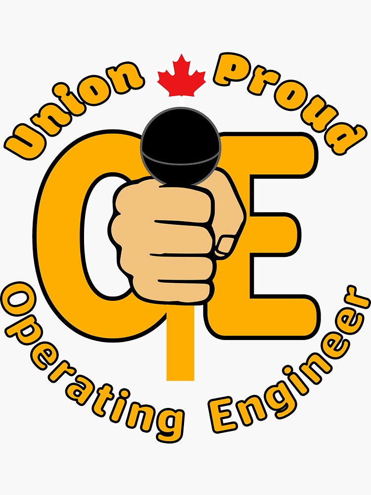 "Operating Engineer Union Proud (Crest)" Sticker for Sale by OESwag