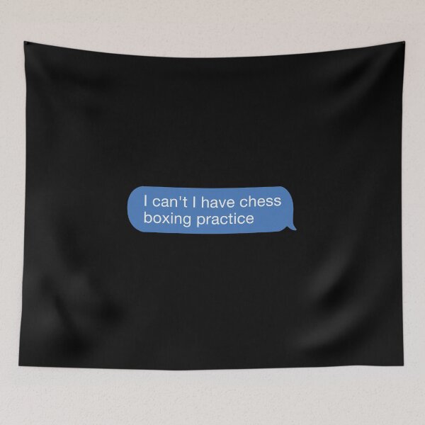 Item preview, I cant I have chess boxing practice designed and sold by orlumbuspirate.