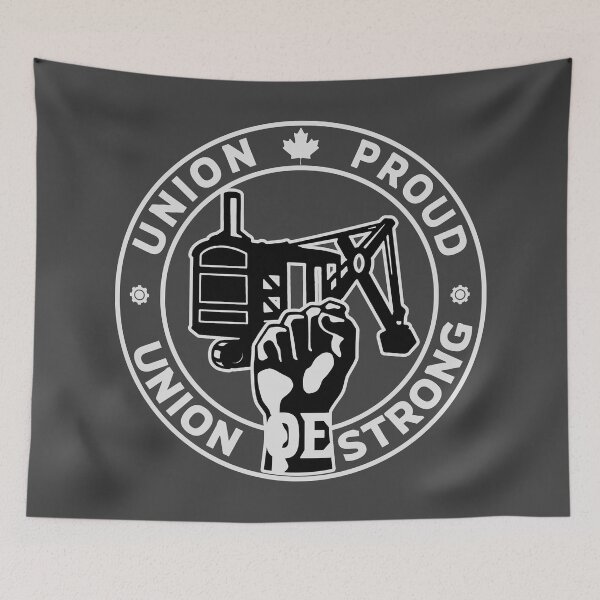 Item preview, Operating Engineer Union Proud Shovel Fist (Crest) designed and sold by OESwag.