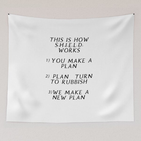 Item preview, This is how SHIELD works - White designed and sold by LaAngol.