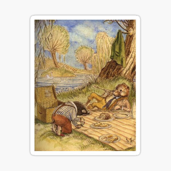 Item preview, Rat and Mole on a Picnic designed and sold by ruthierue.