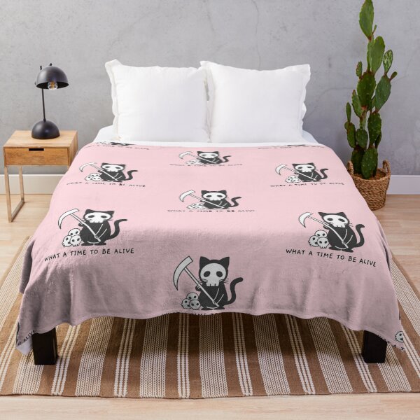Item preview, What a time to be alive, death kitty. designed and sold by KonichiwaCutie.