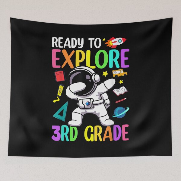 Item preview, Boys Ready To Explore 3rd Grade Back To School Astronomy  designed and sold by sheilase.