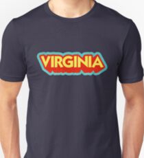 Virginia State Sticker | Retro Pop Unisex T-Shirt
