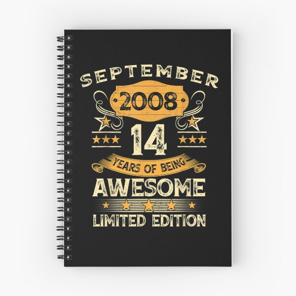 Item preview, 14 Year Old Gift Bday Made In September 2008 Limited Edition  designed and sold by sheilase.