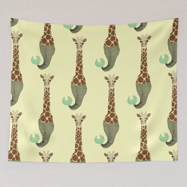 Item preview, Mermaid Giraffe designed and sold by NOTSNIW ART.