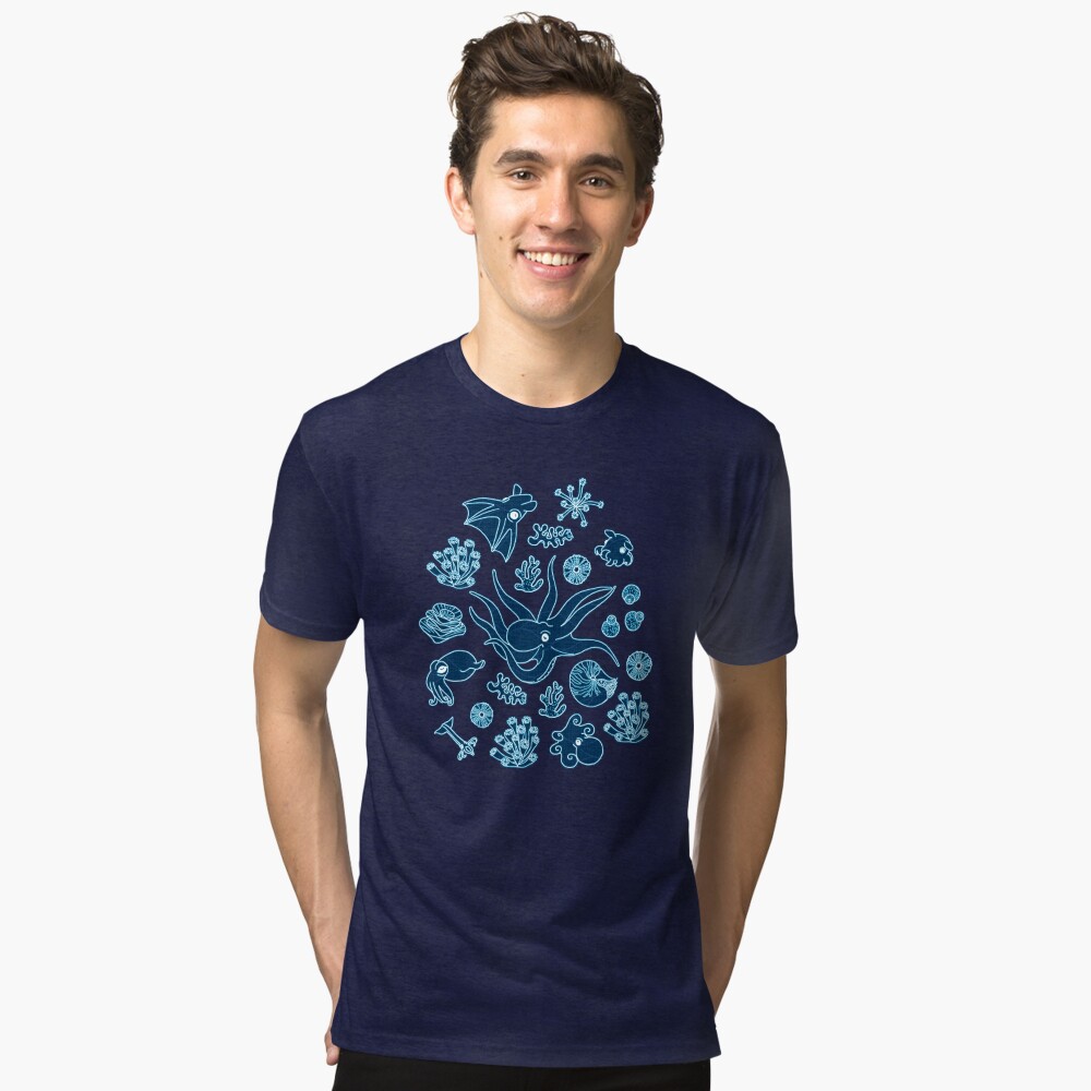 Vista previa del artículo con la obra «Camiseta de tejido mixto», diseñado y vendido por miavaldez.