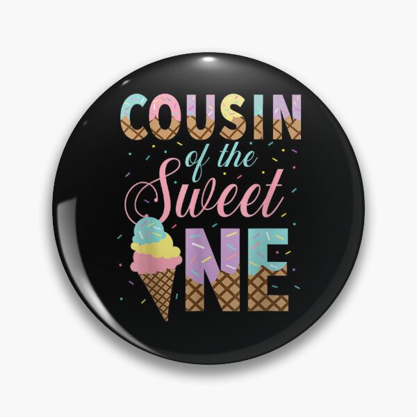 Item preview, Cousin Of The Sweet One Ice Cream 1st First Birthday Family  designed and sold by sheilase.