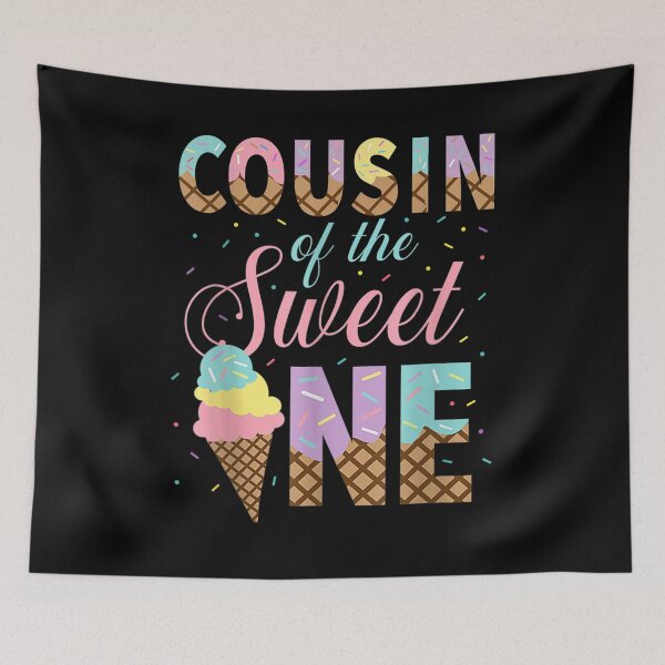 Item preview, Cousin Of The Sweet One Ice Cream 1st First Birthday Family  designed and sold by sheilase.