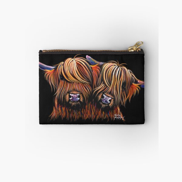 Item preview, Scottish Highland Cow PRiNT ' PALS ' by Shirley MacArthur designed and sold by Shirley MacArthur Art.