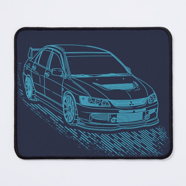 Item preview, Mitsubishi Lancer EVO Lineart Blueprint designed and sold by JDM Guyvit.