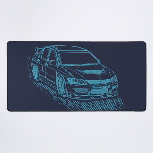 Item preview, Mitsubishi Lancer EVO Lineart Blueprint designed and sold by JDM Guyvit.