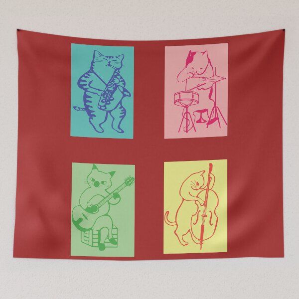 Item preview, Cat Playing Music  designed and sold by Totaghyr.