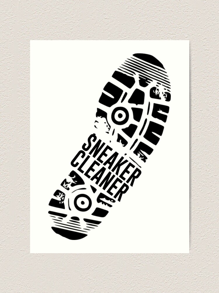 Sneaker Cleaner Art Print for Sale by kinkytees