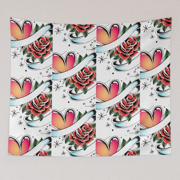 Item preview, A heart and a rose style design designed and sold by iloveclayaiken.