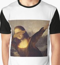 Camiseta gráfica Mona Lisa dabbing