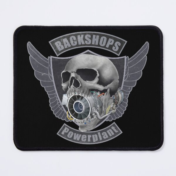 Item preview, Powerplant Technician Shield and skull crest designed and sold by BackShops.