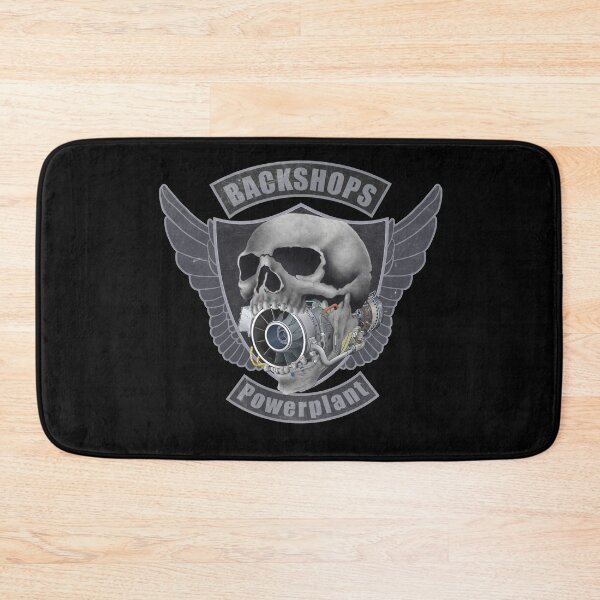 Item preview, Powerplant Technician Shield and skull crest designed and sold by BackShops.