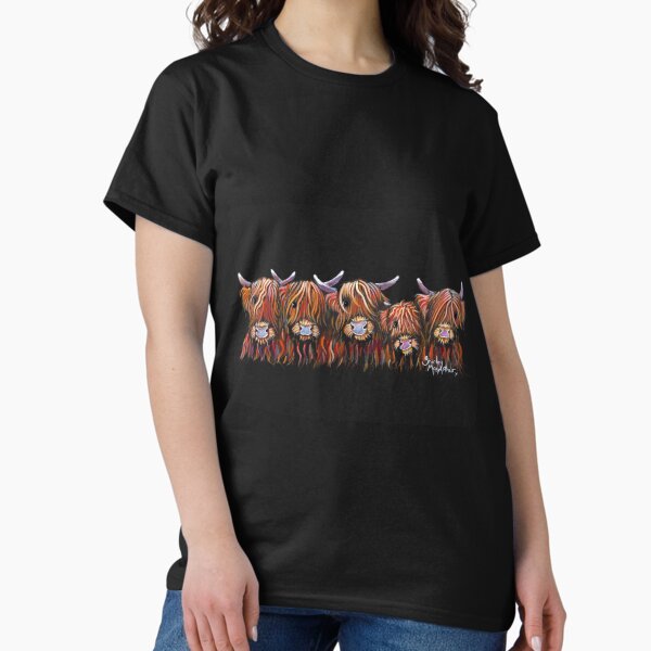 Item preview, Scottish Highland Hairy Cows 'The Hairy Bunch of Coos' by Shirley MacArthur designed and sold by Shirley MacArthur Limited.