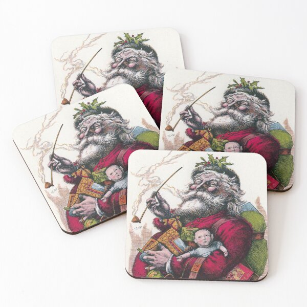 Item preview, Victorian Santa Claus - Thomas Nast Greetings designed and sold by forgottenbeauty.