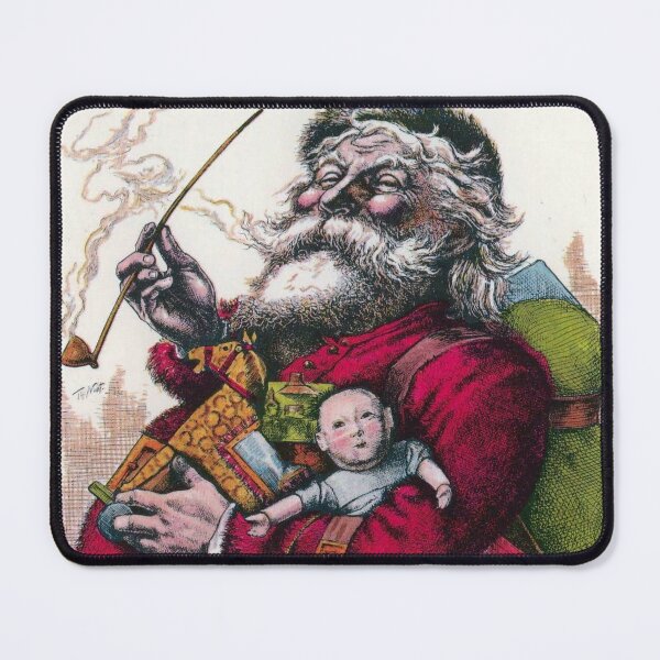 Item preview, Victorian Santa Claus - Thomas Nast Greetings designed and sold by forgottenbeauty.