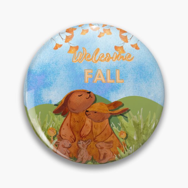 Item preview, Welcome Fall (Rabbit Family) designed and sold by SimplyMe-Plus.