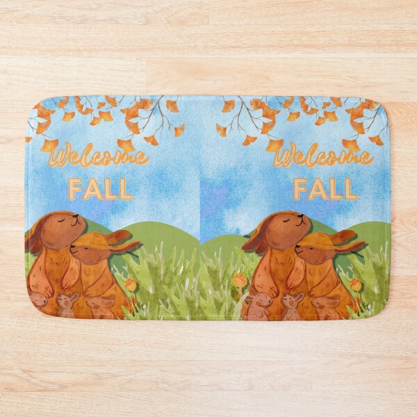 Item preview, Welcome Fall (Rabbit Family) designed and sold by SimplyMe-Plus.